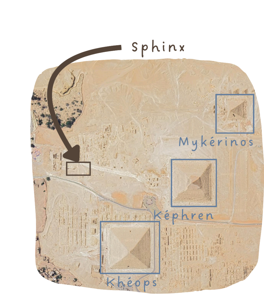 Sphinx et pyramides de Gizeh