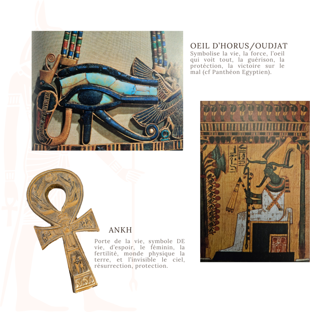 Oeil horus, ankh